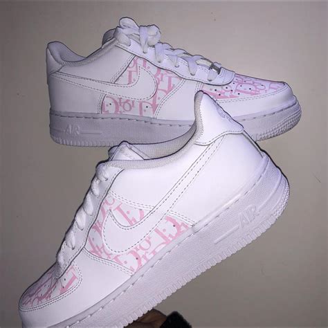 baby pink dior air force 1